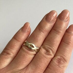 Triple Twist Sterling Silver Ring [Size 7]